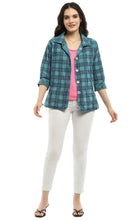 Load image into Gallery viewer, Parsley Plaid Reversible Jacket
